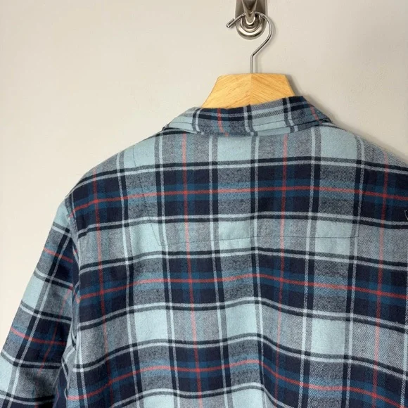 Cloud Veil Men’s Flannel Fleece Lined Shirt Jacket Shacket Plaid Flannel XXL v